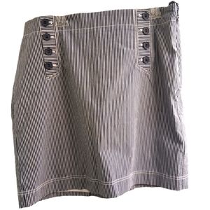 Talbots striped skirt